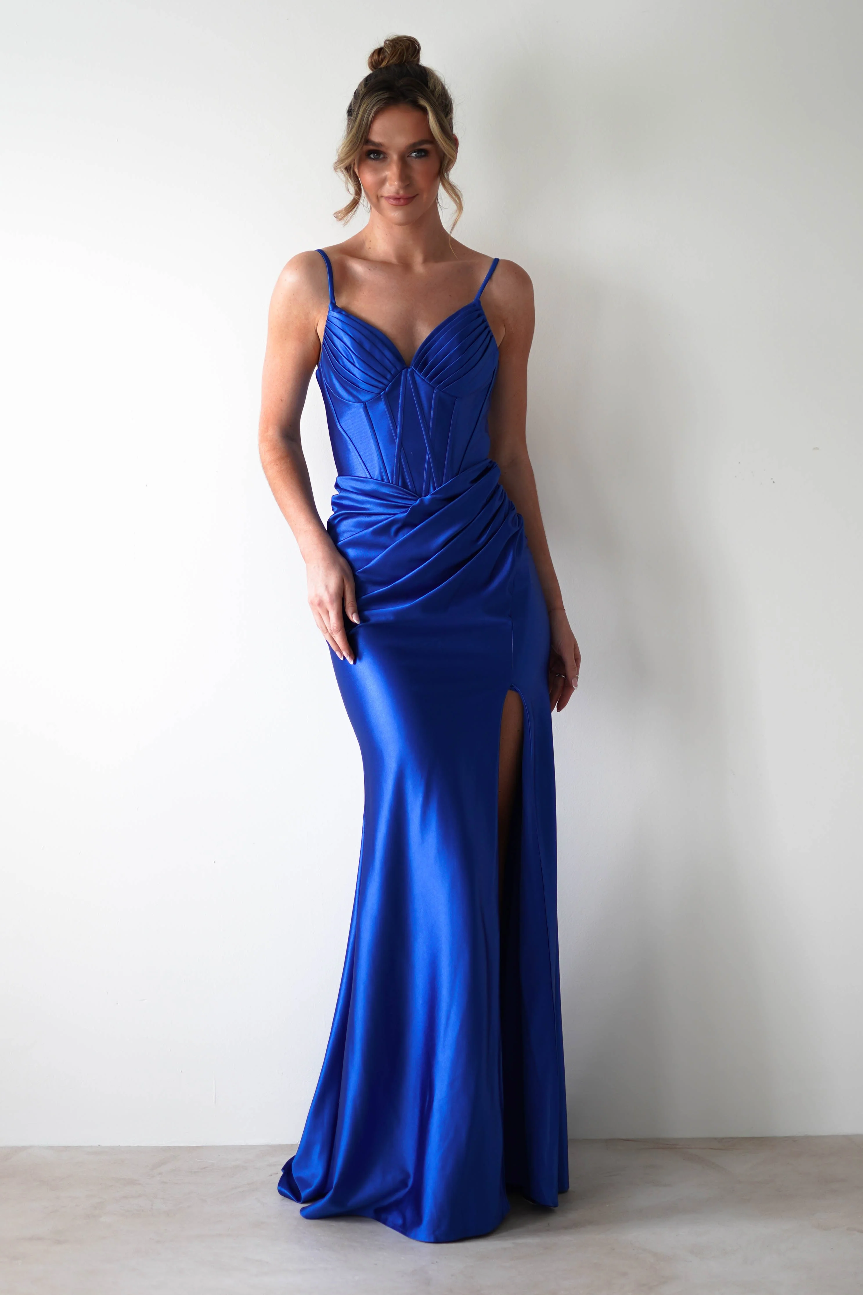 Meaghan Bodycon Gown | Royal Blue - Image 3