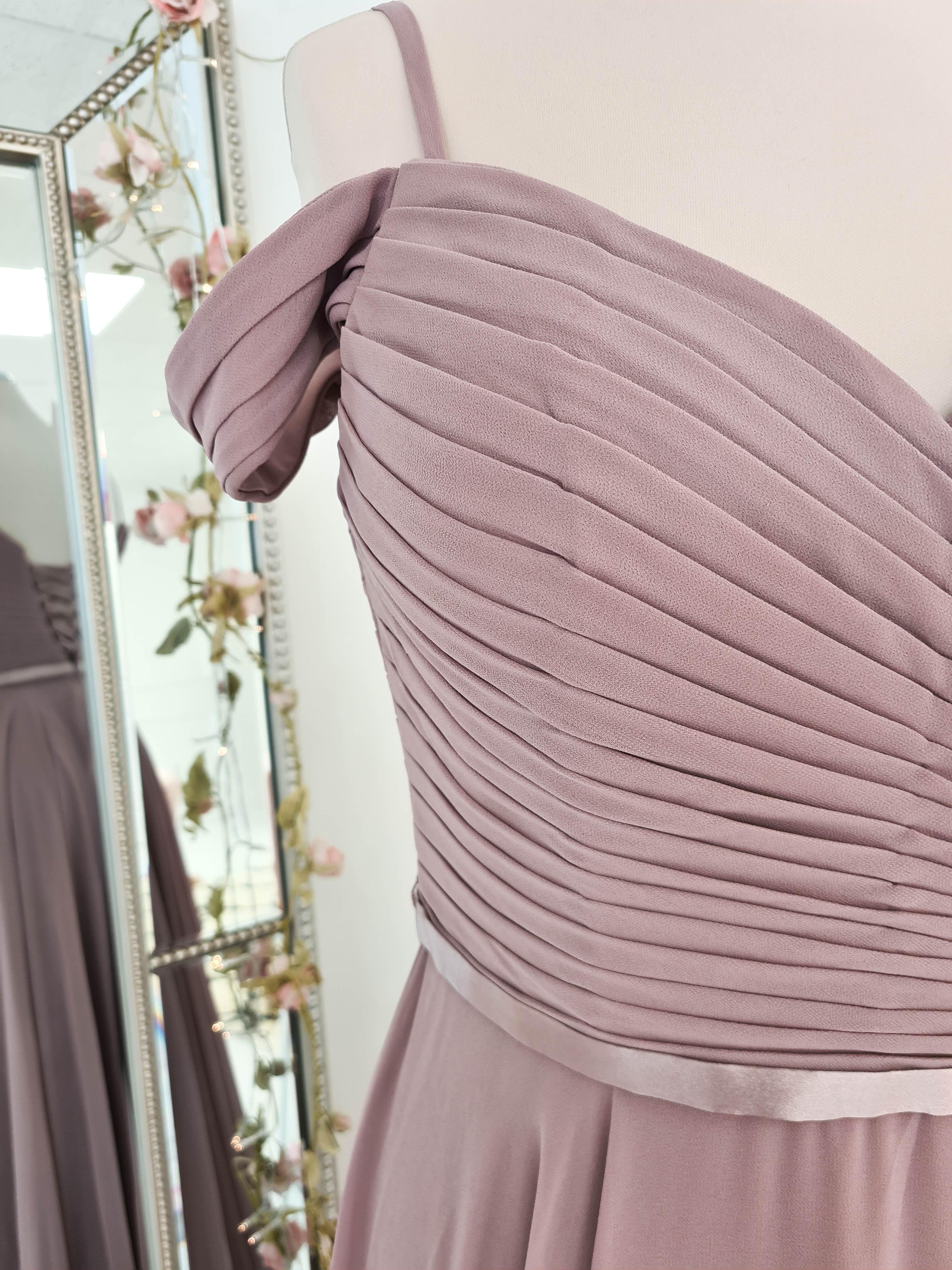Sorrento Bridesmaid Dress Mauve - Image 5