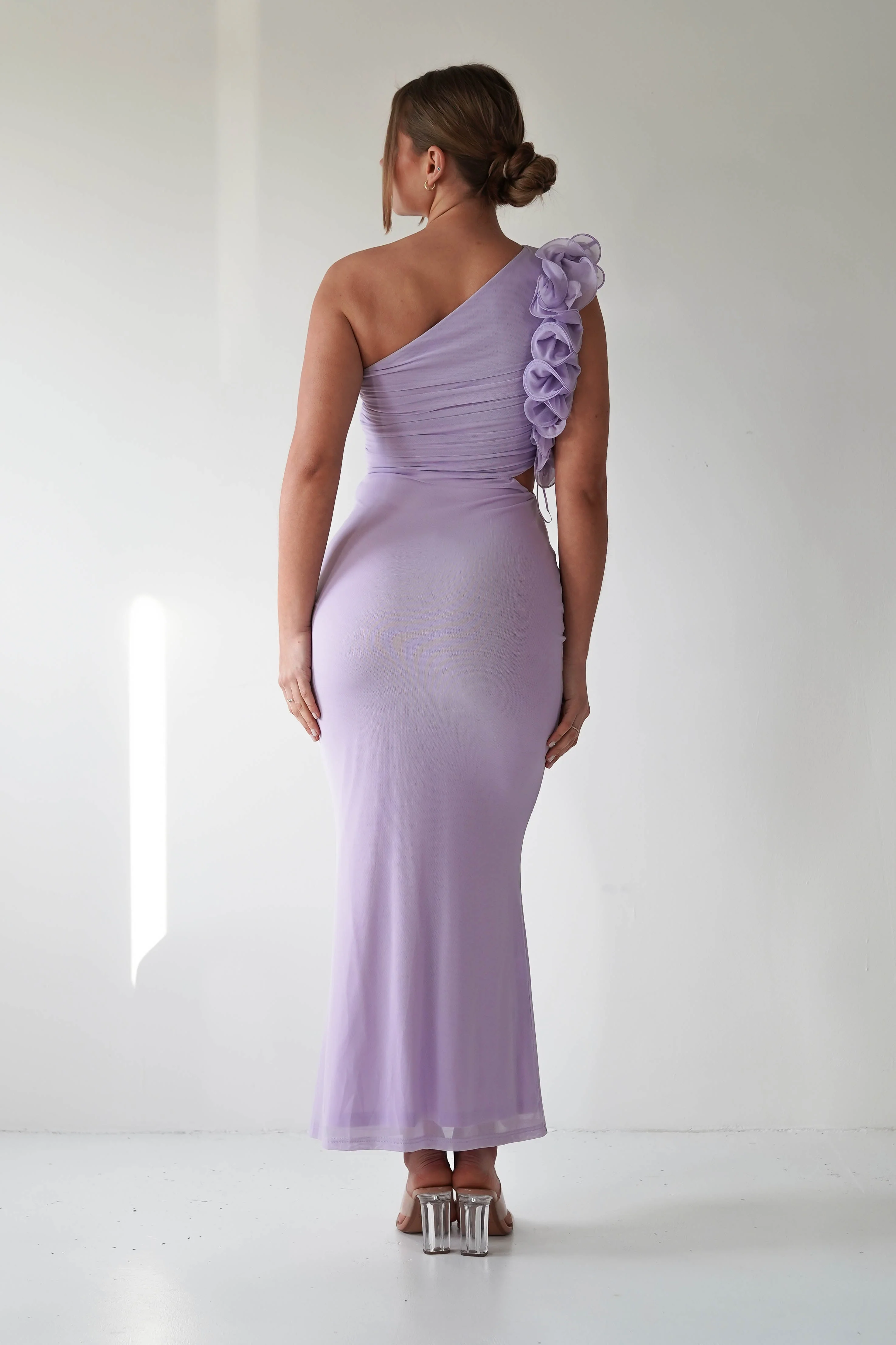 Sydney Bodycon Maxi Dress | Lilac - Image 14