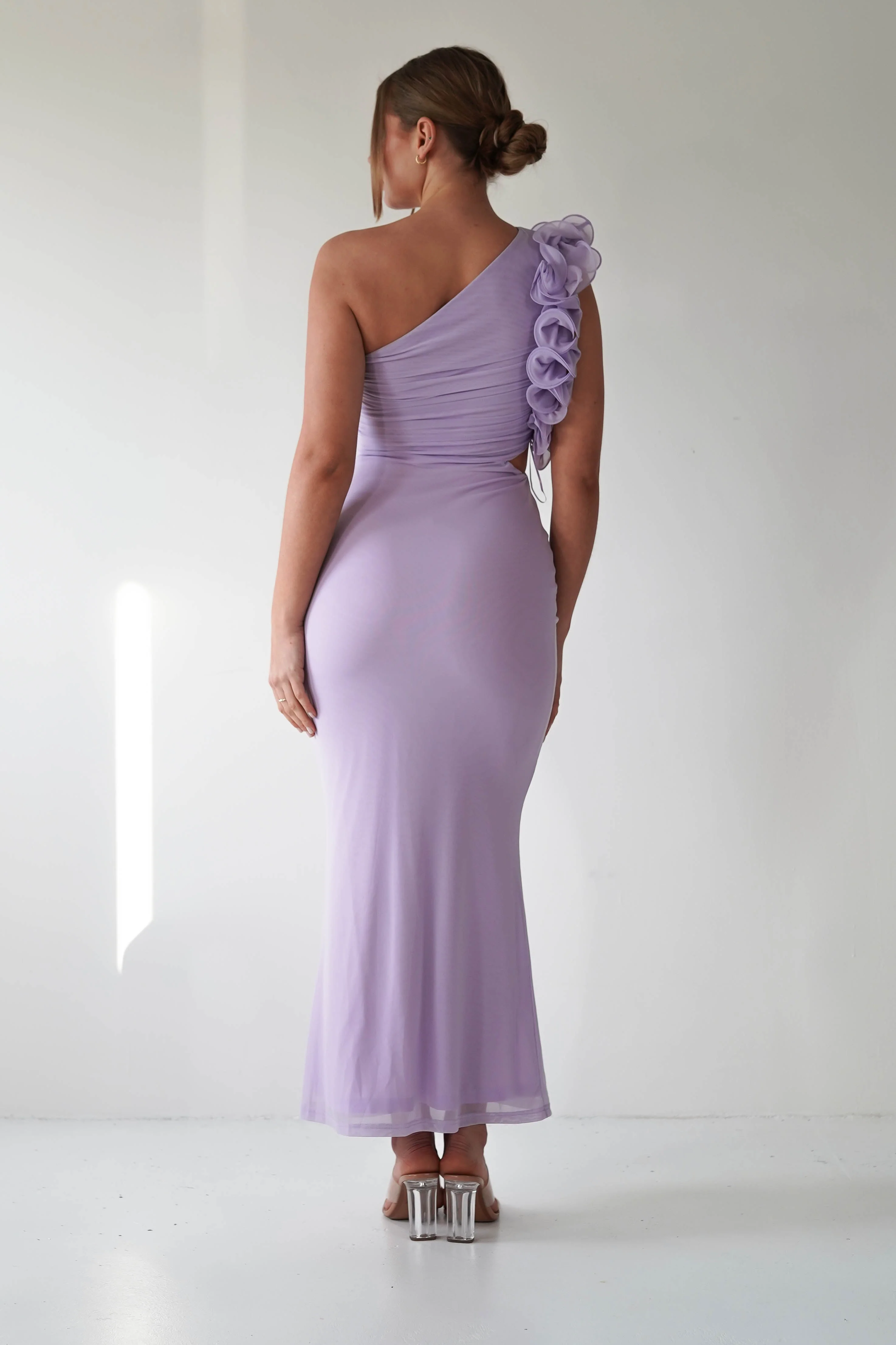 Sydney Bodycon Maxi Dress | Lilac - Image 15