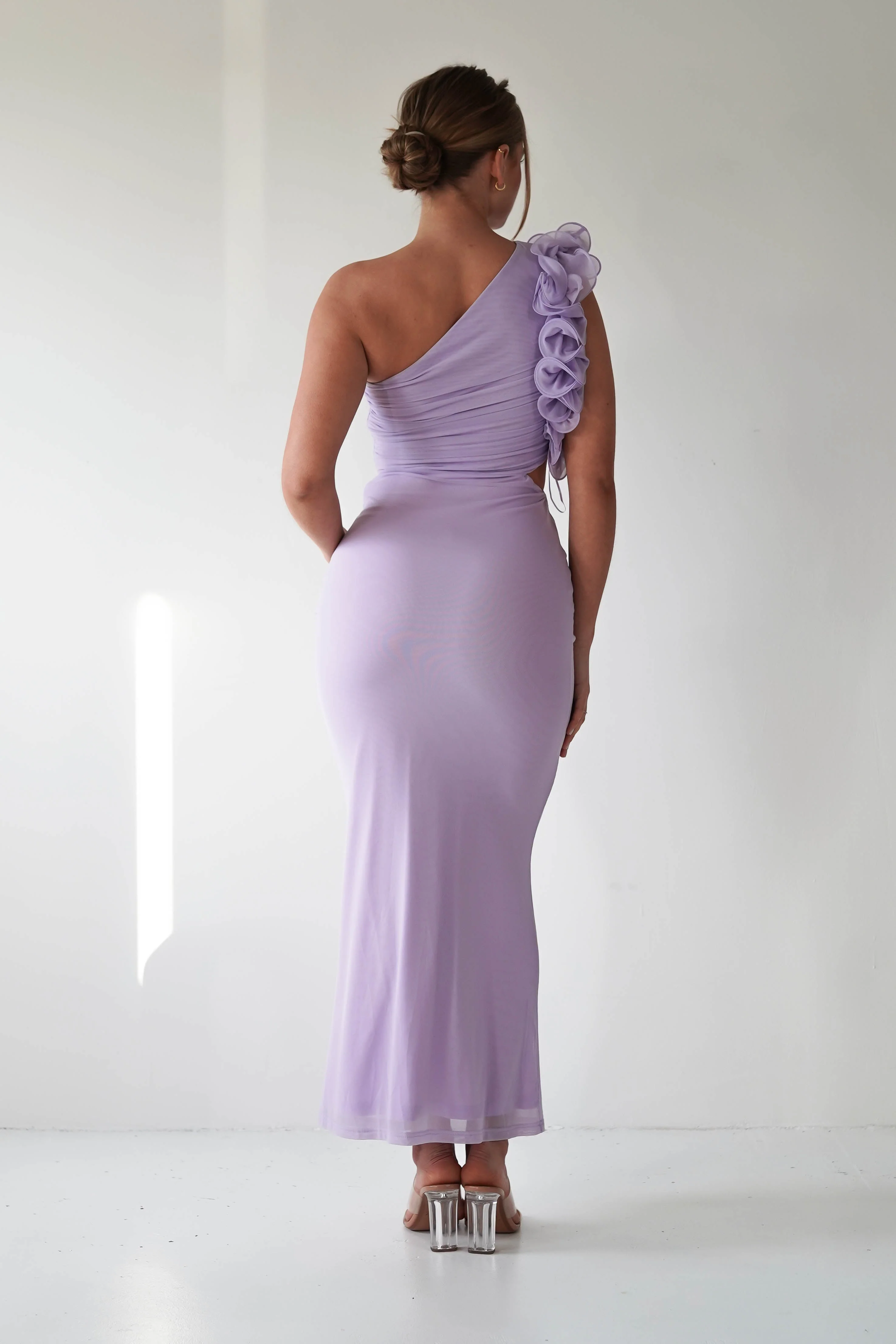 Sydney Bodycon Maxi Dress | Lilac - Image 16